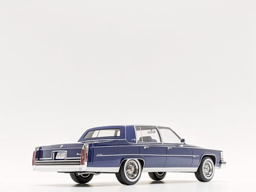 RARE Cadillac Fleetwood Brougham 1982 Dark Blue 1:...