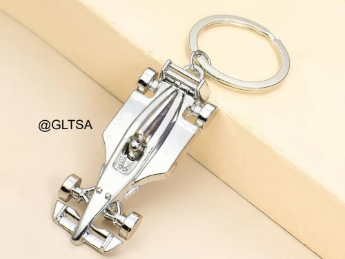 Fashionable Zinc Alloy Race Car Keychain sc2307064...