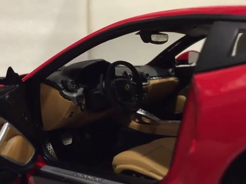 RARE Ferrari F12 Berlinetta Red 1:18 Hot Wheels El...