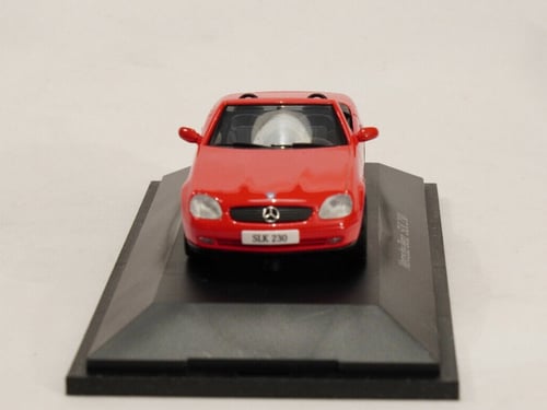 RARE Mercedes-Benz SLK 230 Red 1:43 Herpa B6600572...
