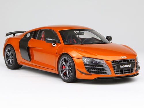 RARE AUDI R8 GT 5.2 V10 FSI Samoa Orange 1:18 Kyos...