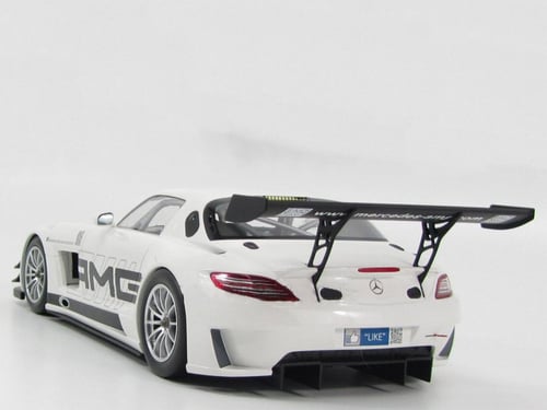 RARE Mercedes-Benz SLS AMG GT3 White 1:18 Minicham...