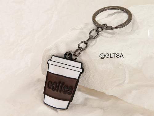 Men Coffee Cup Charm Keychain sc2306118372836666 2...