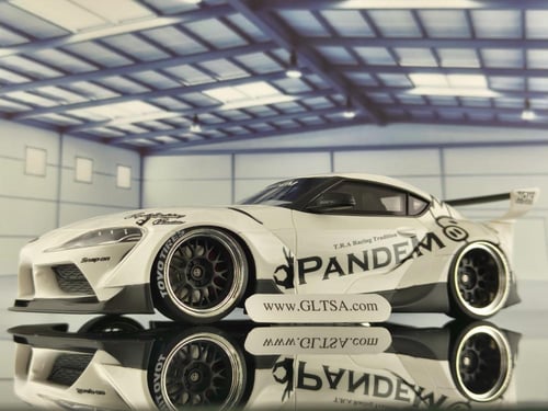 RARE Pandem Toyota GR Supra V1.0 White 1:18 TopSpe...