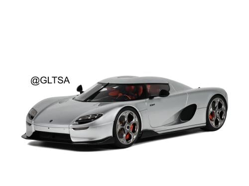 Koenigsegg CC850 Coupe Moon Silver Metallic 1:18 GT Spirit GT452