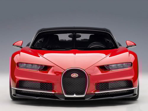 Bugatti Chiron Italian Red / Nocturne Black 1:12 A...
