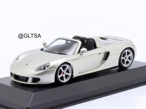 Porsche Carrera GT Silver 1:43 Minichamps 94006263...