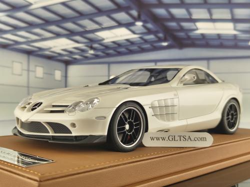 Mercedes-Benz SLR McLaren 722 Pearl White 1:18 Ivy...