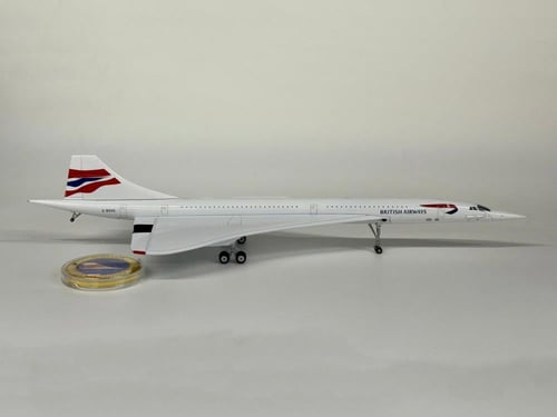 British Airways Concorde 214 G-BOAG 'Chatham' Live...