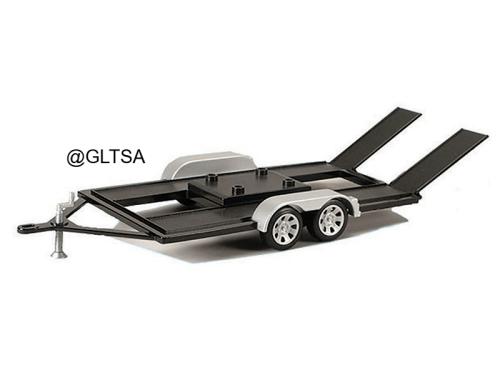 Trailer Car Carrier Black Silver 1:18 MotorMax 760...
