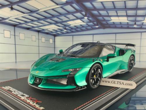 Ferrari SF90 XX Stradale Green 1:18 Resin Car Mode...