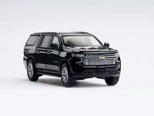 Chevrolet Suburban Black 1:64 Massdi CVL1000