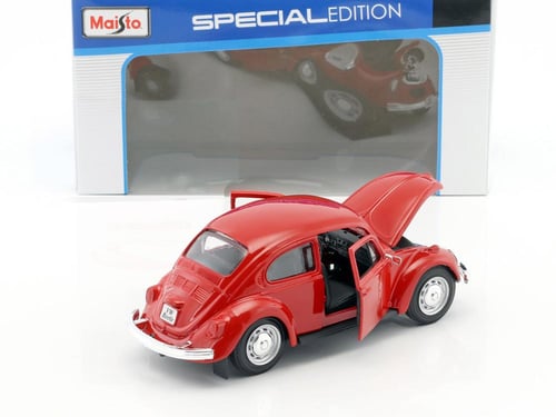 Volkswagen VW Beetle 1973 Red 1:24 Maisto 31926