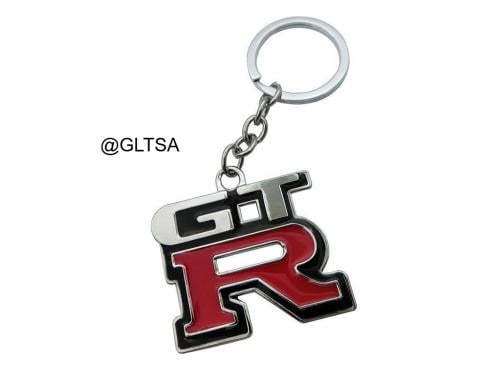 Nissan GTR Badge Keychain Red Grey 58163231130