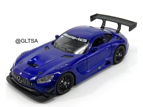 Mercedes-Benz AMG GT3 Bright Blue 1:24 MotorMax 73...