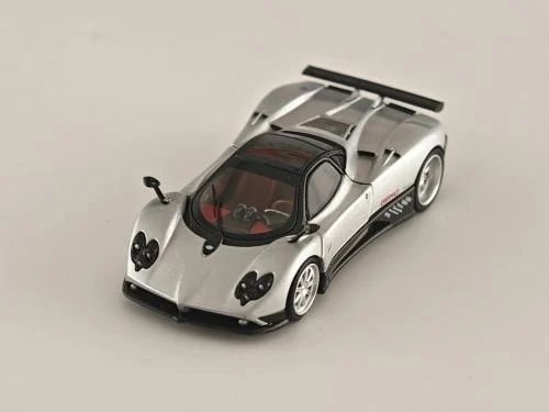 Pagani Zonda F Silver Grigio Mercurio 1:64 Almost Real 650401001