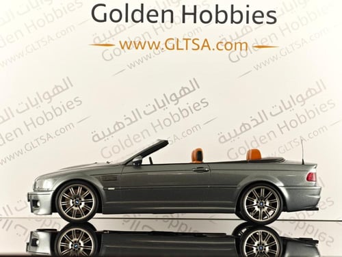 RARE BMW E46 M3 Convertible Silver Grey A08 1:18 O...