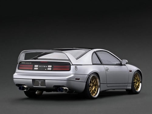 Nissan Fairlady Z 300ZX (Z32) 2by2 Silver 1:18 Ign...
