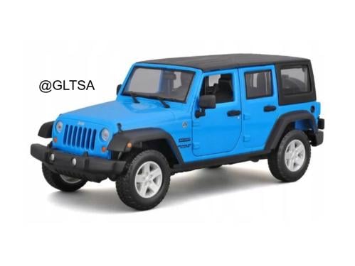 Jeep Wrangler Unlimited Blue 1:24 Maisto 31268