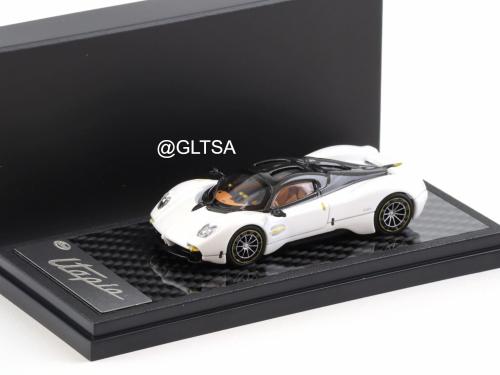 Pagani Utopia Coupe White Black 1:64 LCD Models LC...