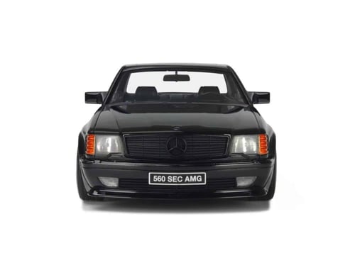 RARE Mercedes-Benz 560 SEC AMG 1987 Black 040 1:18...