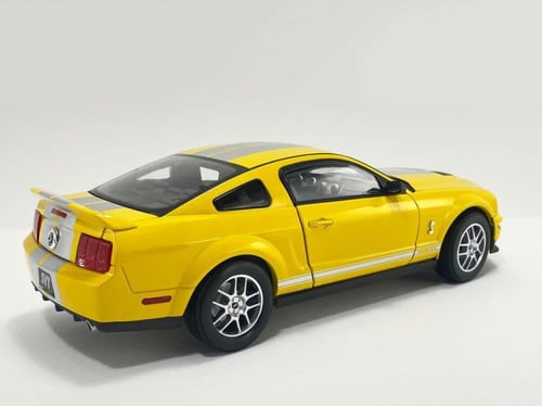 Ford Mustang Shelby GT500 Opening Hood & Doors Yel...