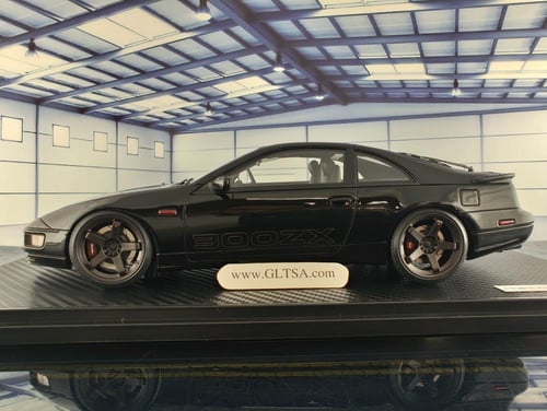 Nissan Fairlady Z 300ZX (Z32) 2by2 Black 1:18 Igni...