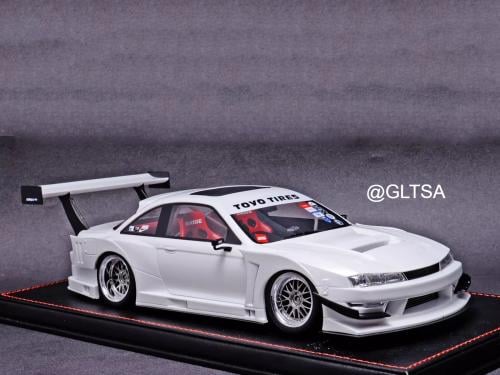 Nissan Silvia S14 Seiji Ookawara White 1:18 YM Mod...