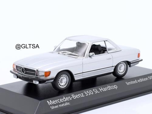Mercedes-Benz 350 SL (R107) Hardtop 1974 Silver Me...