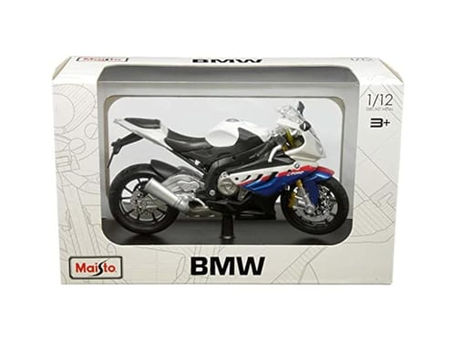 BMW S 1000 RR Motorcycle White 1:12 Maisto 32702