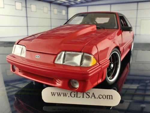 RARE Ford Mustang GT Street Fighter 1988 Red 1:18...