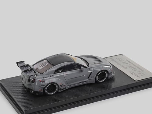 Nissan GT-R (R35) LB Wide-Body Combat Grey 1:64 My...