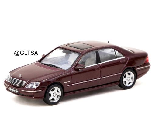 Mercedes-Benz S55 AMG Bordeaux Red Metallic 1:64 T...