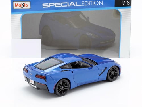 Chevrolet Corvette Stingray Z51 Blue 1:18 Maisto 3...