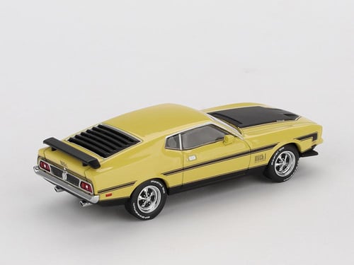 Ford Mustang Mach1 Grabber Yellow 1:64 MINI GT MGT...