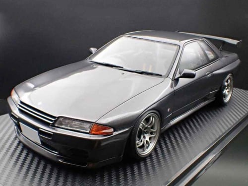 INITIAL D Nissan Skyline GT-R (BNR32) Gun Grey Met...