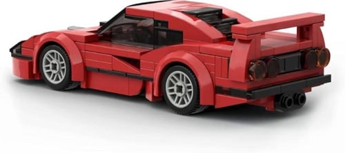 Ferrari F40 Red Assembled Compatible MOC Building...