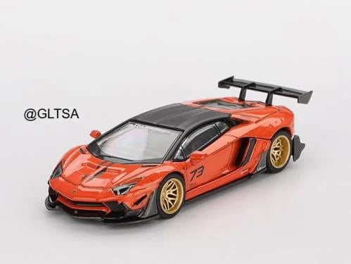 Lamborghini Aventador LB-WORKS Limited Edition Orange MDX 1:64 MINI GT MGT01133-CH