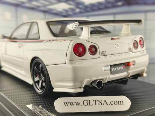 RARE Nissan Nismo Skyline R34 GT-R R-Tune White 1:...