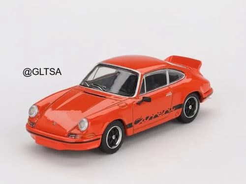 Porsche 911 Carrera RS 2.7 Tangerine (Orange) with Black Livery 1:64 MINI GT MGT01142-CH