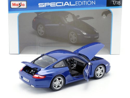 Porsche 911 (997) Carrera S Blue 1:18 Maisto 31692