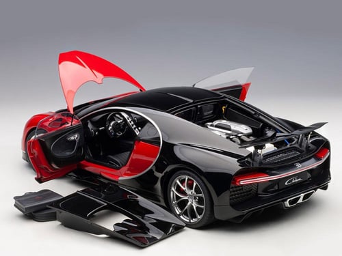 Bugatti Chiron Italian Red / Nocturne Black 1:12 A...