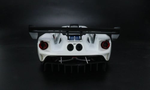 Ford GT MKII Track White Blue 1:18 GT Spirit US040