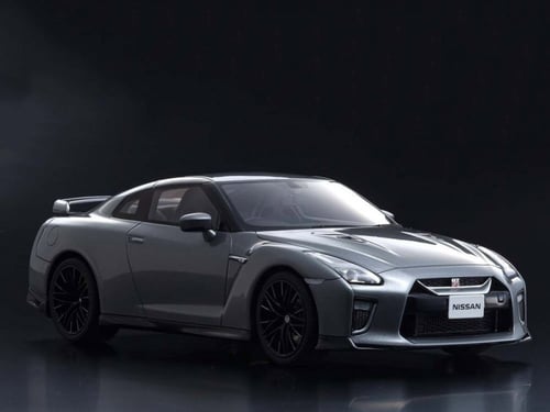 Nissan GT-R R35 Gray 1:18 Kyosho KSR18044GR-B