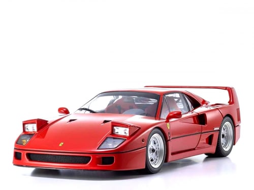 RARE Ferrari F40 1987 Red 1:18 Kyosho KS08416R