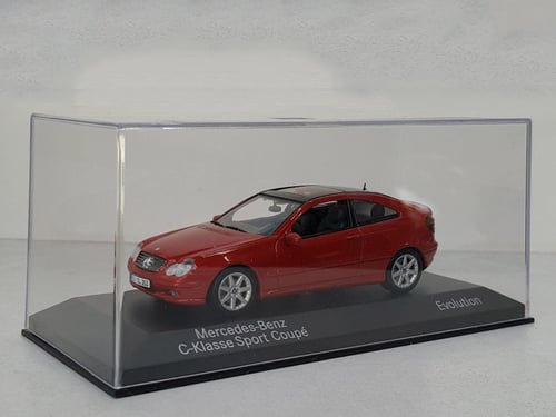 RARE Mercedes-Benz C-Class Sport Coupe 2002 Red 1:...