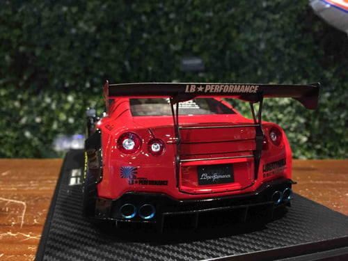 Nissan GT-R R35 type 2 Black / Red 1:18 LB-WORKS I...