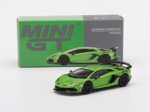 Lamborghini Aventador SVJ Verde Mantis 1:64 MINI G...