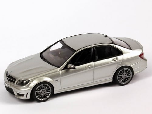 RARE Mercedes-Benz C63 AMG (W204) Iridium Silver 1...