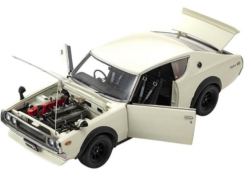 RARE Nissan Skyline 2000 GT-R White 1:18 Kyosho 08...